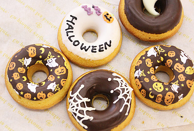 ハロウィン焼きドーナツ お菓子材料のキクヤ オンラインショップ 通販サイト